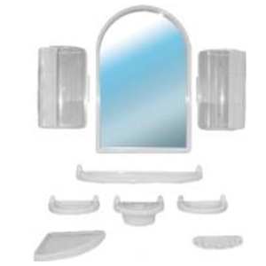 Зеркало Белпласт Набор мебели для ванной белый [с300-2830]