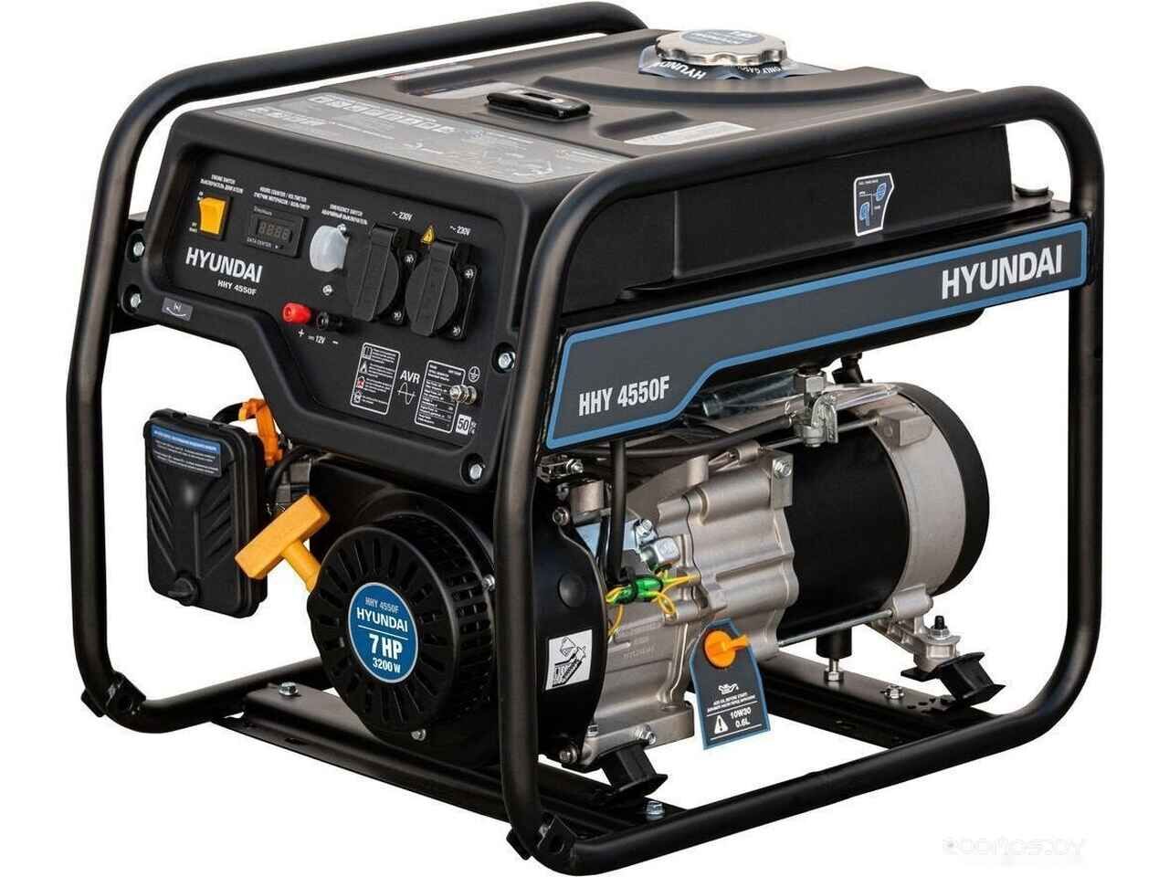 Бензиновый генератор Hyundai HHY 4550F Бензиновый генератор Hyundai HHY 4550F