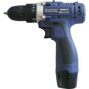 Дрель-шуруповерт Watt WAS-12 Li-2 101202712 (с 2мя АКБ)