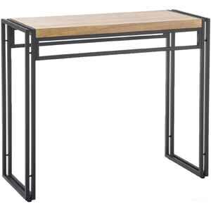 Консольный стол Halmar Bolivar KN-1 (дуб золотой/черный)