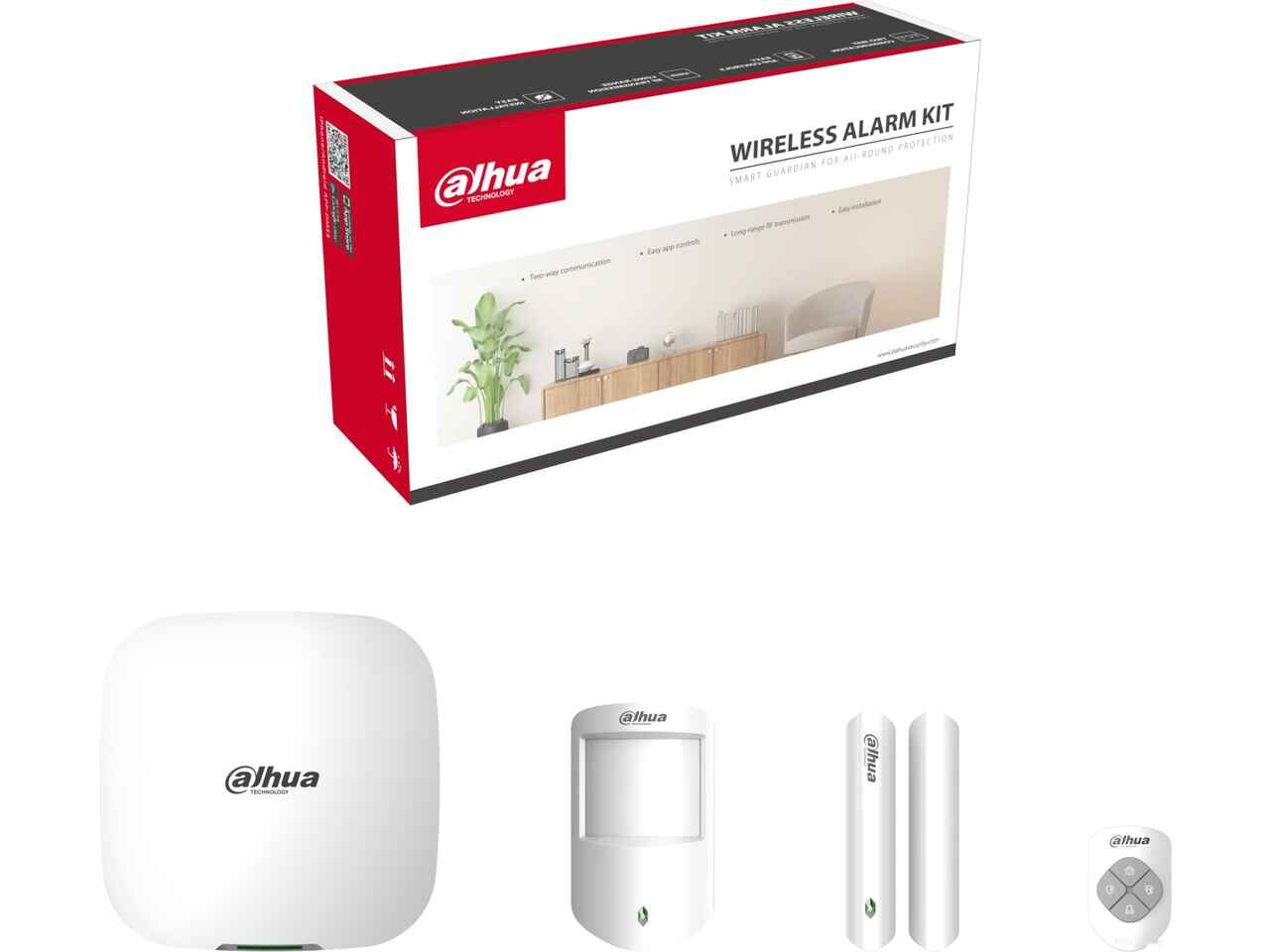 Набор охранной сигнализации Dahua DHI-ART-ARC3000H-03-W2(868) Набор охранной сигнализации Dahua DHI-ART-ARC3000H-03-W2(868)