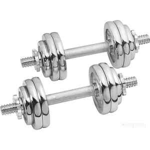 Гантели с грифом для штанги Alpin DB-15кг Гантели с грифом для штанги Alpin DB-15кг