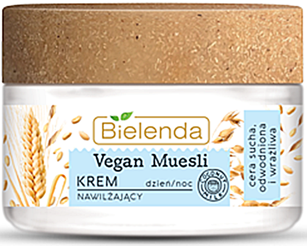 Крем для лица Bielenda Крем Vegan Muesli увлажняющий пшеница+овес+кокосовое молоко 50 мл