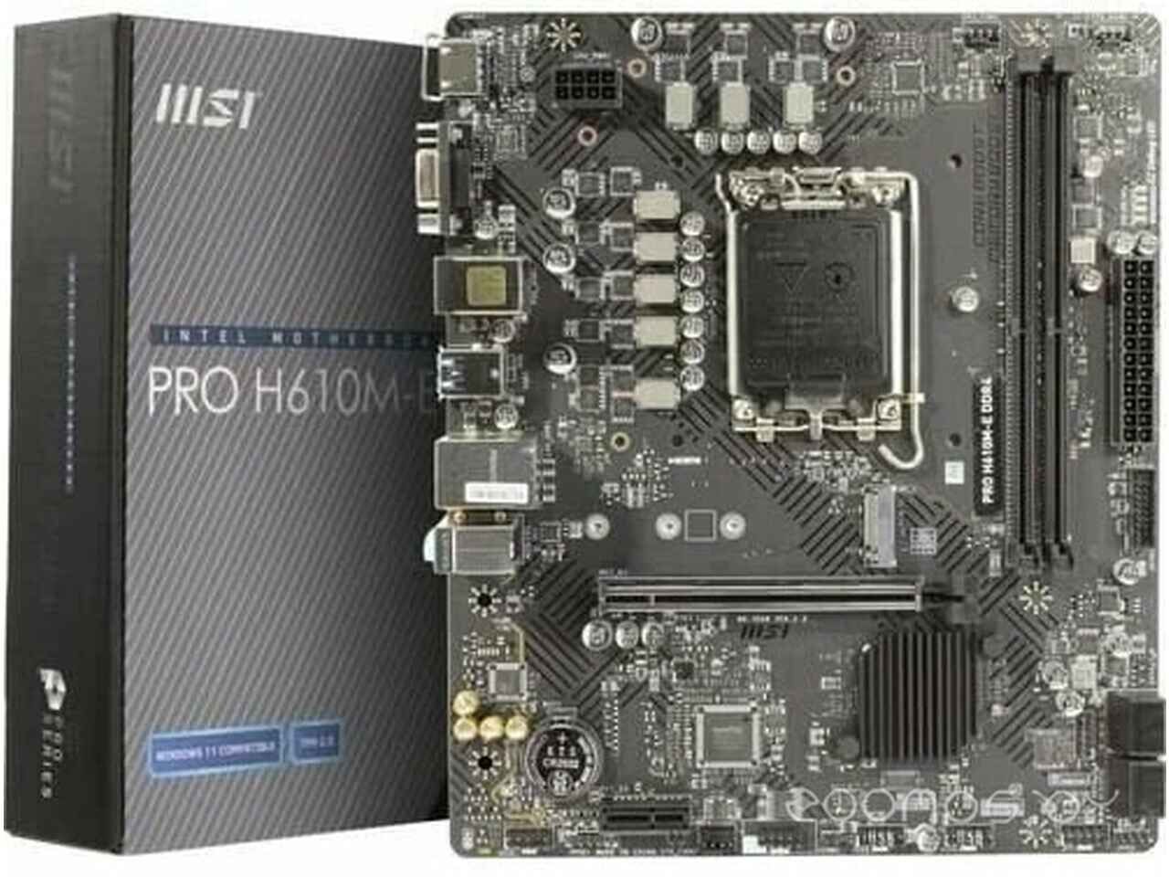 Материнская плата MSI PRO H610M-E DDR4 Материнская плата MSI PRO H610M-E DDR4