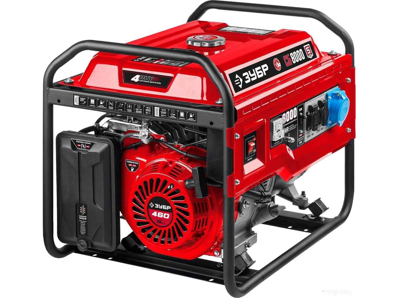 Бензиновый генератор ЗУБР СБ-8000 Бензиновый генератор ЗУБР СБ-8000