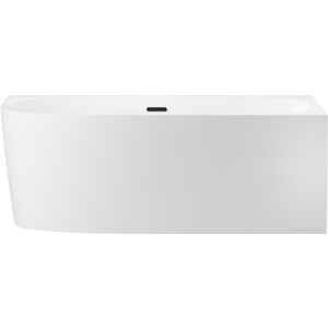 Ванна Wellsee Belle Spa 2.0 160x75 235803003 (пристенная ванна (правая) белый глянец, экран, каркас, сифон-автомат матовый черный)