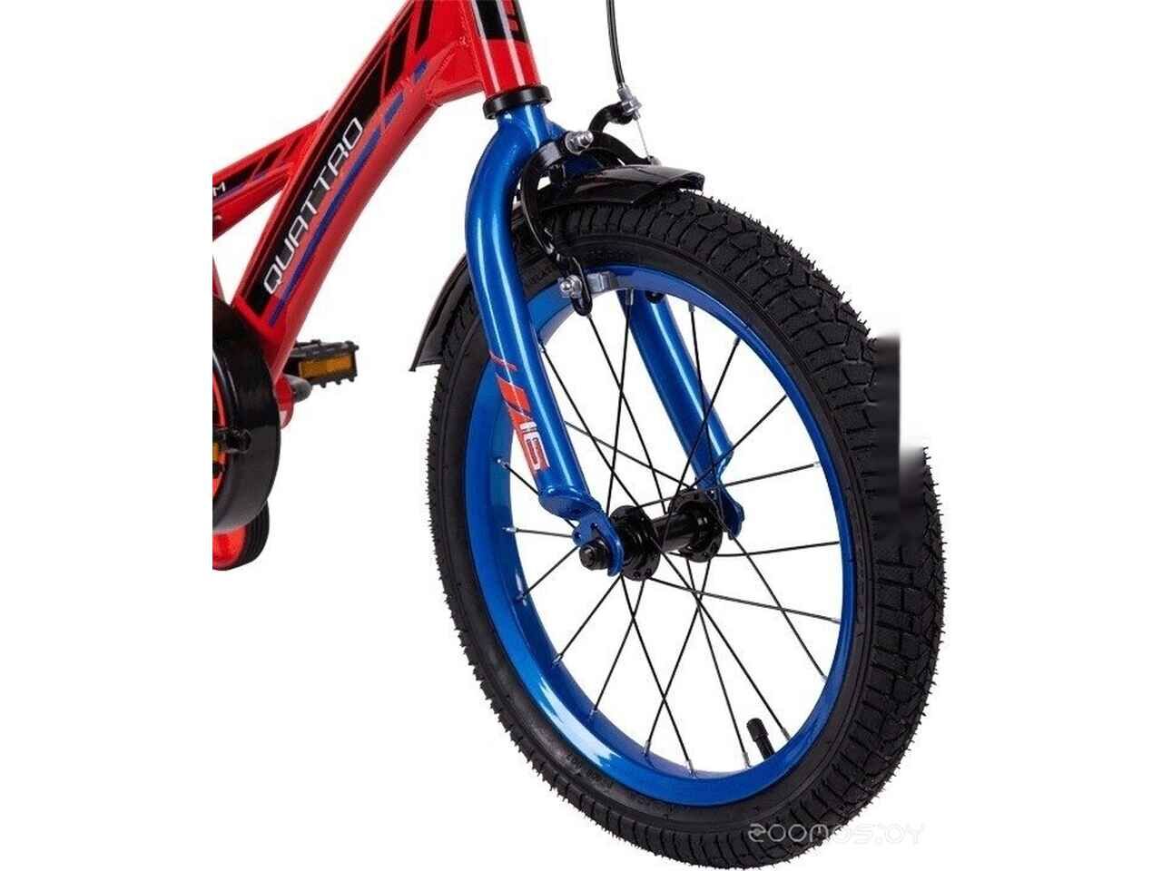 Детский велосипед Techteam Quattro 12 NN013909 (красный) Детский велосипед Techteam Quattro 12 NN013909 (красный)