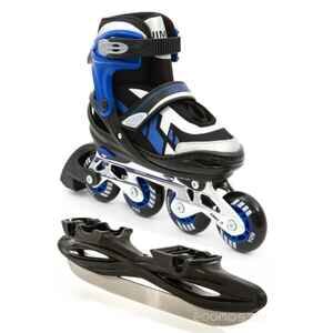 Роликовые коньки Calambus Jenny COMBO черный/синий р.34-37 (AS-44)