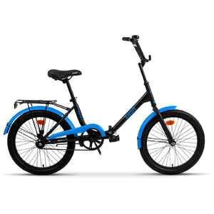 Велосипед Aist Smart 20 1.1 (20, черный/синий, 2023)