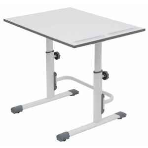 Парта Polini Kids Simple М1 (белый-серый) Парта Polini Kids Simple М1 (белый-серый)