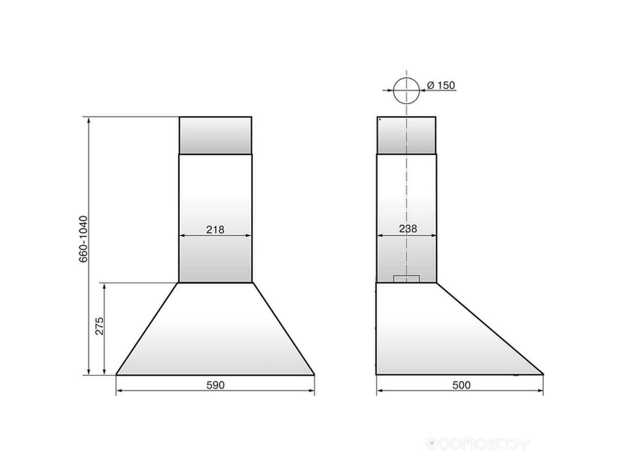 Кухонная вытяжка Elikor Silver Storm 60Н-650-П3Л нерж 841558 Кухонная вытяжка Elikor Silver Storm 60Н-650-П3Л нерж 841558
