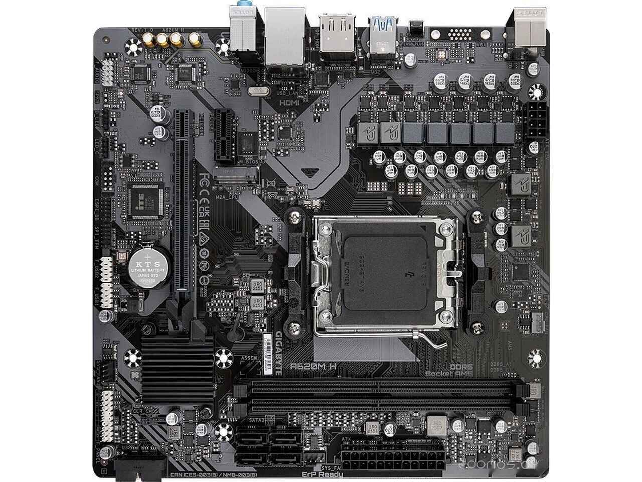 Материнская плата Gigabyte A620M H (rev. 1.0) Материнская плата Gigabyte A620M H (rev. 1.0)