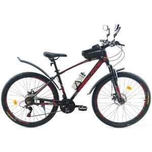 Велосипед GreenLand Draft 27.5 (15, черный/красный)