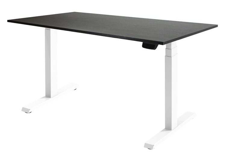 Стол для работы стоя ErgoSmart Ergo Desk Pro 1380x800x18 мм (дуб мореный/белый)