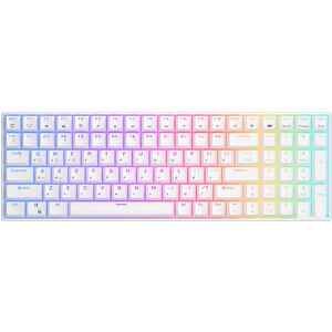 Клавиатура Royal Kludge RK100 RGB (белый, RK Red)