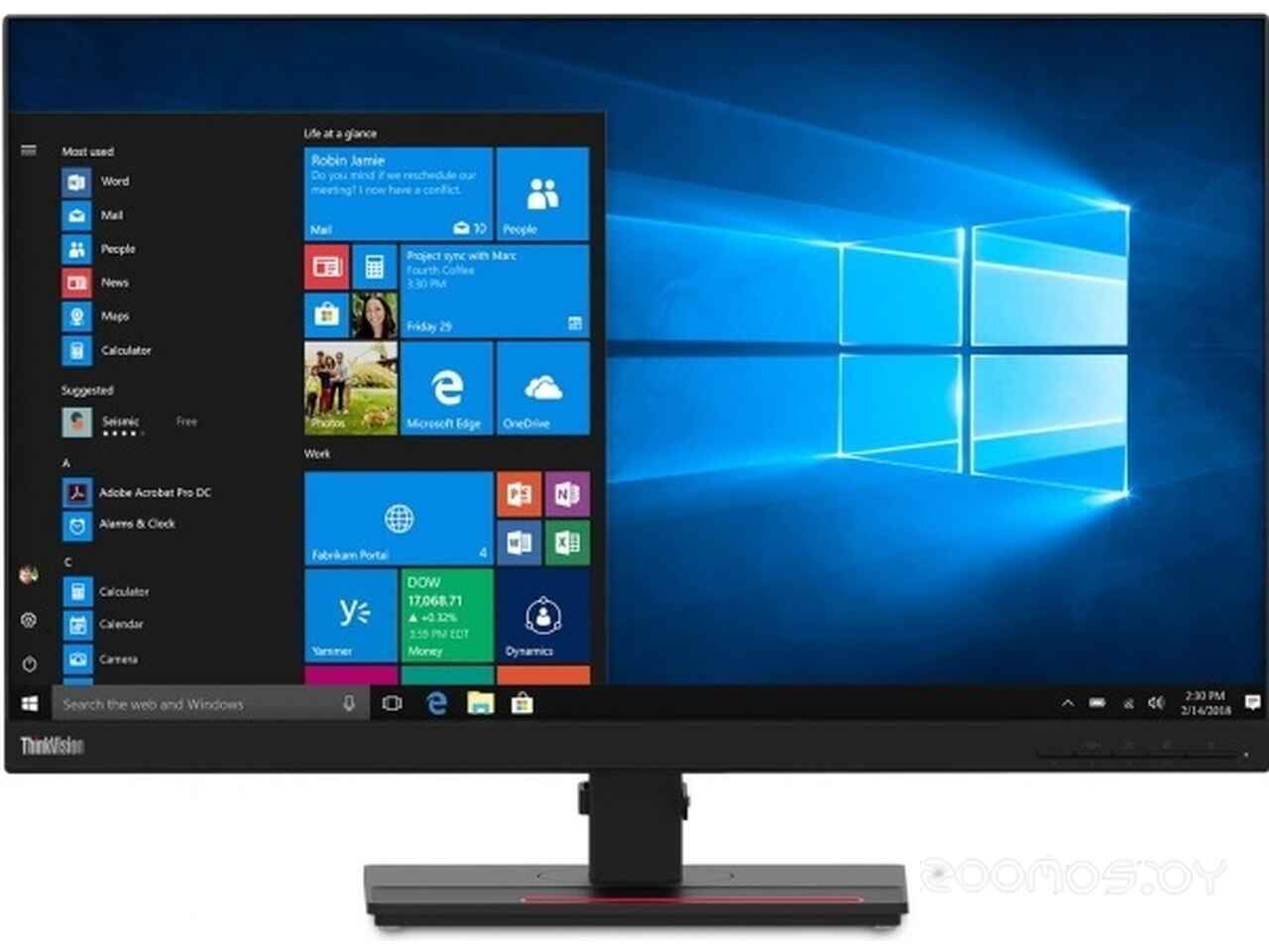 Монитор Lenovo ThinkVision T27h-2L 62B1GAT2EU Монитор Lenovo ThinkVision T27h-2L 62B1GAT2EU