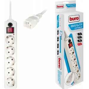Сетевой фильтр Buro 500SH-1.8-UPS-W Сетевой фильтр Buro 500SH-1.8-UPS-W
