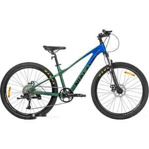 Велосипед Nialanti Fusion 1.0 MD 26 2024 (зеленый/синий)