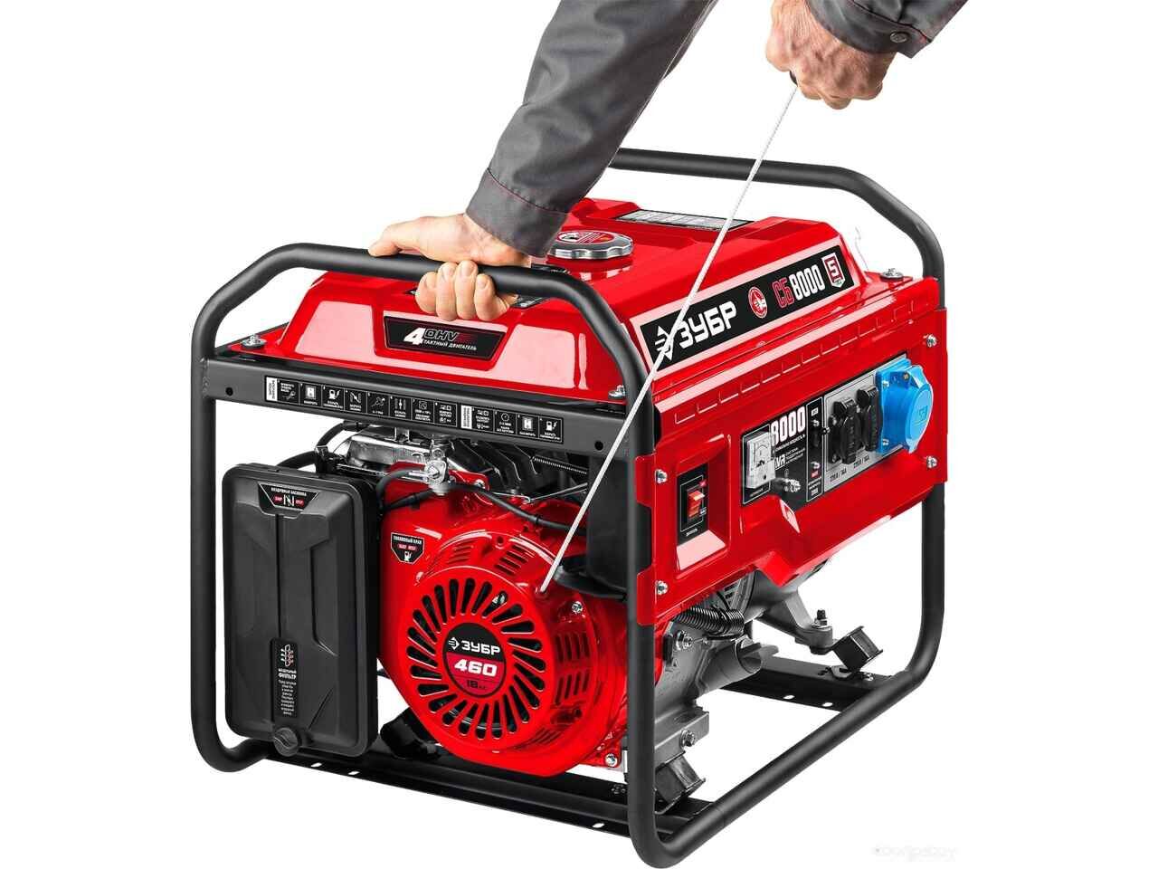 Бензиновый генератор ЗУБР СБ-8000 Бензиновый генератор ЗУБР СБ-8000