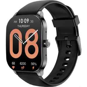 Умные часы Amazfit Pop 3S (черный, с силиконовым ремешком)