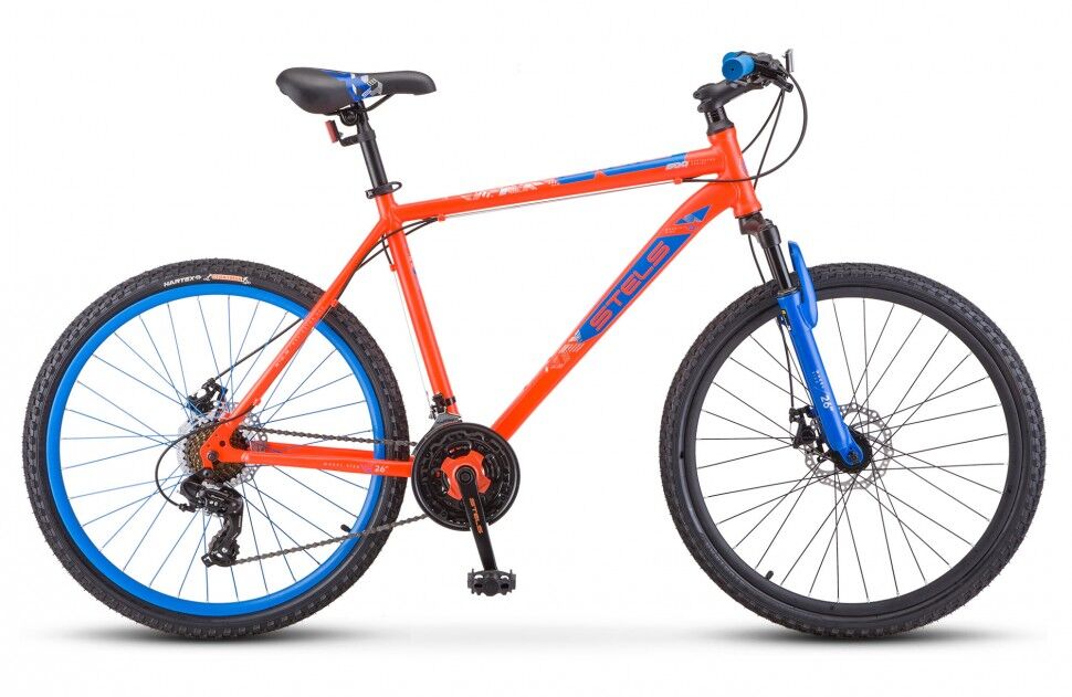 Велосипед Stels Navigator 500 MD 26 F010 (18, красный/синий, 2022)