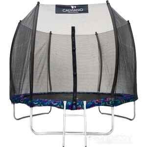 Батут Calviano Outside Master Smile 312 см - 10ft (внешняя сетка, с лестницей)