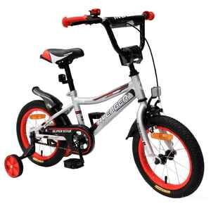 Детский велосипед Avenger Super Star (14, серебристый/черный)