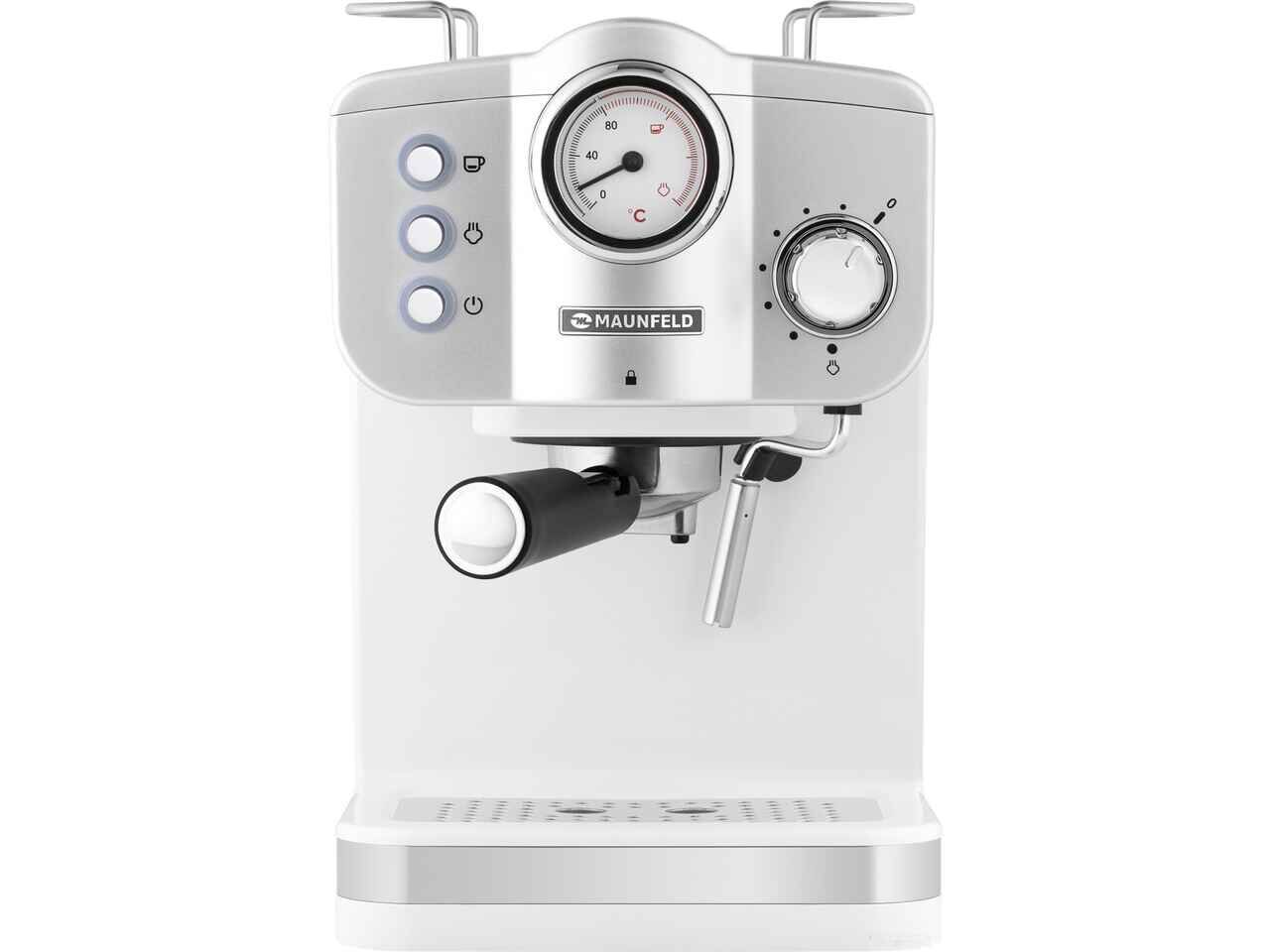 Рожковая помповая кофеварка Maunfeld MF-735WH Pro Рожковая помповая кофеварка Maunfeld MF-735WH Pro