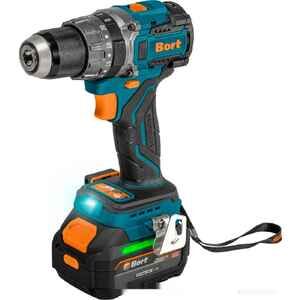 Ударная дрель-шуруповерт BORT BAB-21U 93414837 (с 2-мя АКБ, кейс)