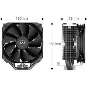 Кулер для процессора PCcooler K4 (черный)