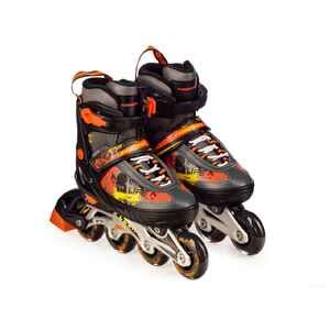 Роликовые коньки Favorit PW-153B-10BK (р. 33-36)