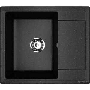 Кухонная мойка Practik PR-M 575-004 (черный оникс)
