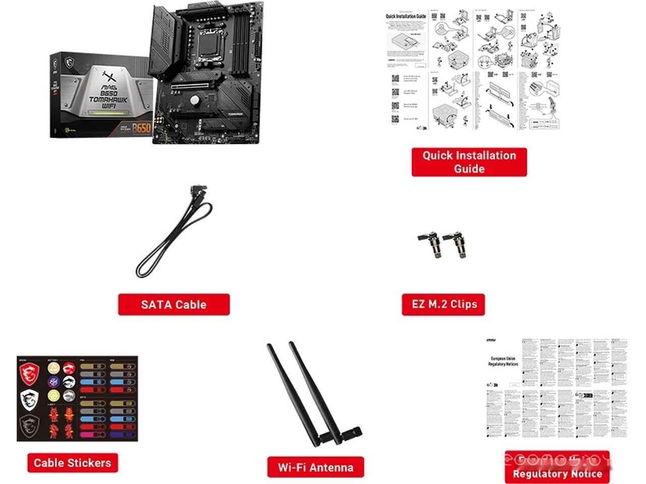 Материнская плата MSI MAG B650 Tomahawk WiFi Материнская плата MSI MAG B650 Tomahawk WiFi