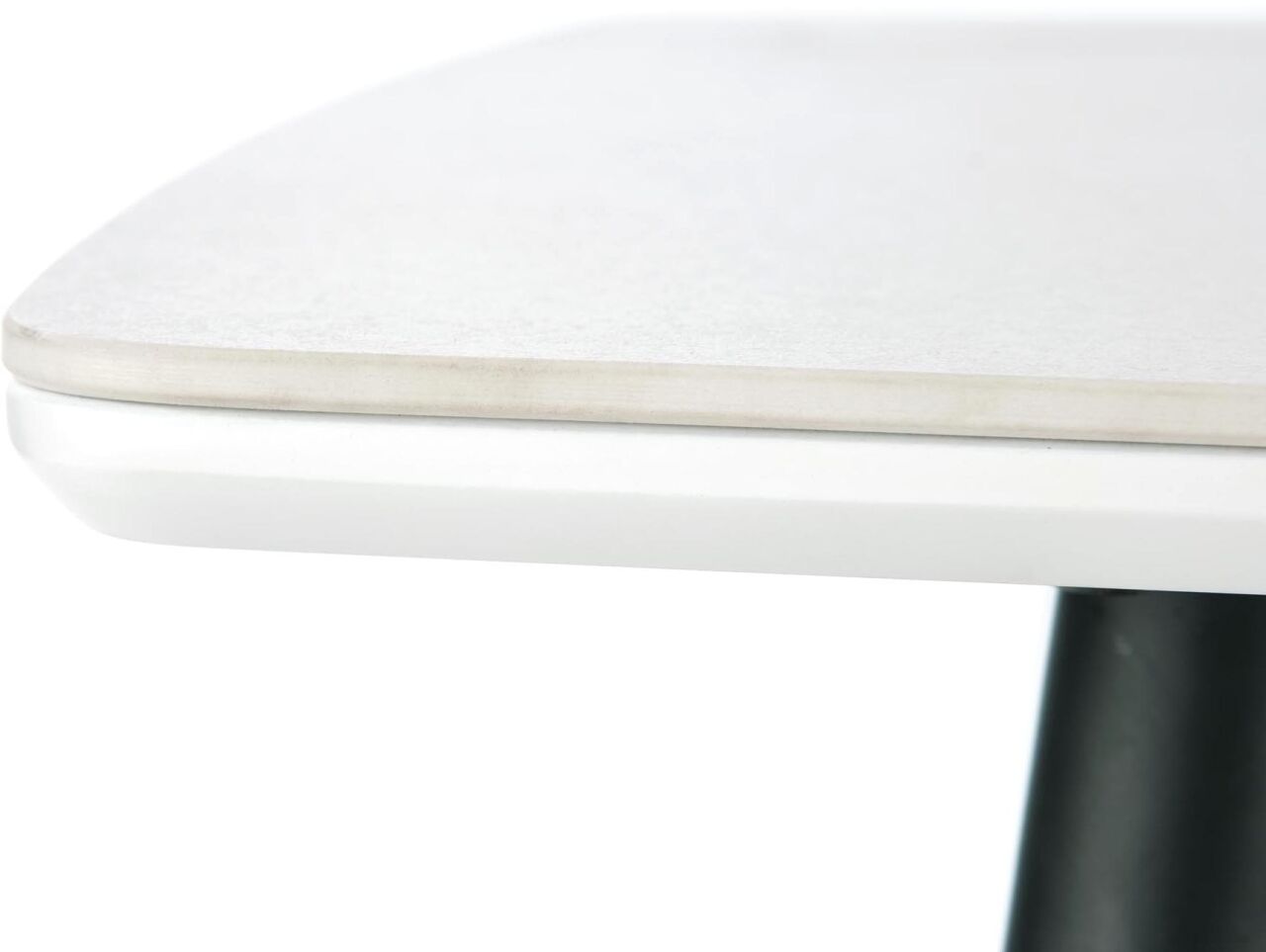 Кухонный стол Halmar Marco 120/70 (белый мрамор/черный)
