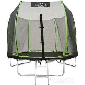 Батут Calviano Outside Master Green 252 см - 8ft (внешняя сетка, с лестницей)