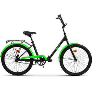 Велосипед Aist Smart 1.1 24 (13, черный/зеленый, 2025)