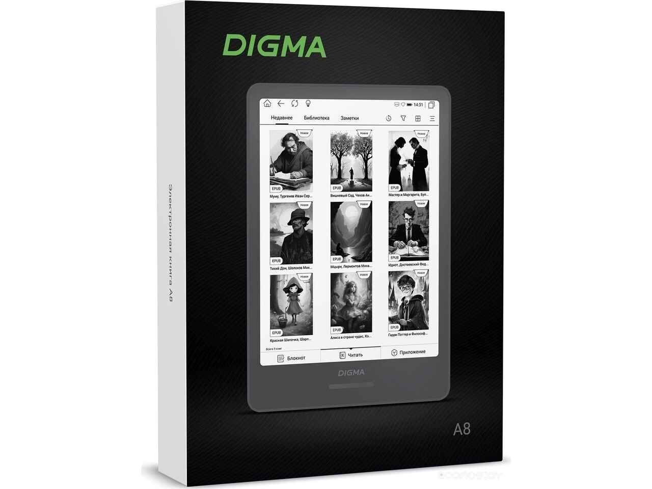 Электронная книга DIGMA A8 Электронная книга DIGMA A8