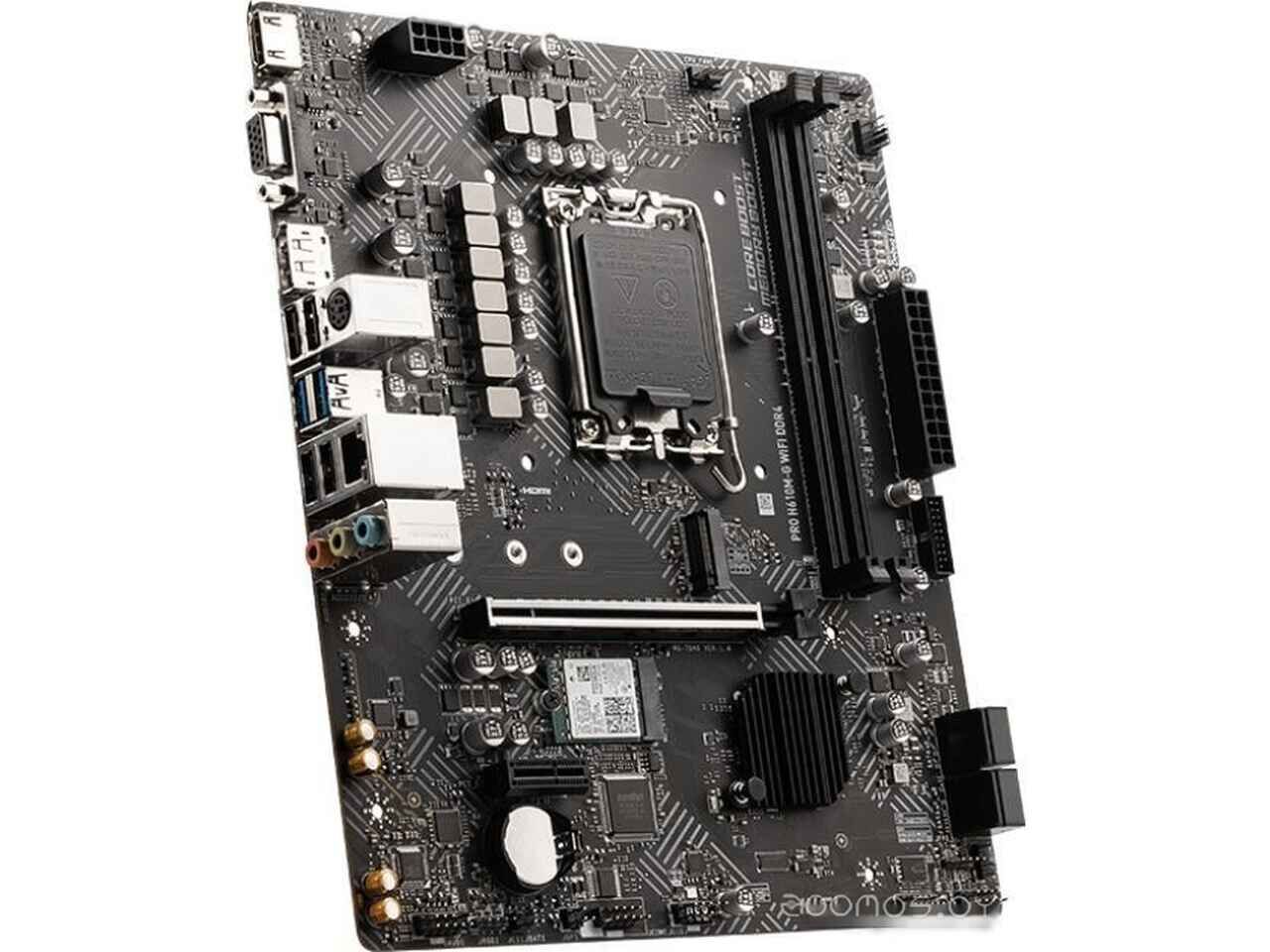 Материнская плата MSI PRO H610M-G WiFi DDR4 Материнская плата MSI PRO H610M-G WiFi DDR4