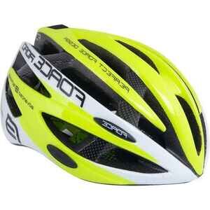Спортивный шлем FORCE Road L/XL (салатовый/белый)