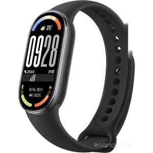 Фитнес-браслет Xiaomi Smart Band 10 M2459B1 (черный, с черным силиконовым ремешком, международная версия)