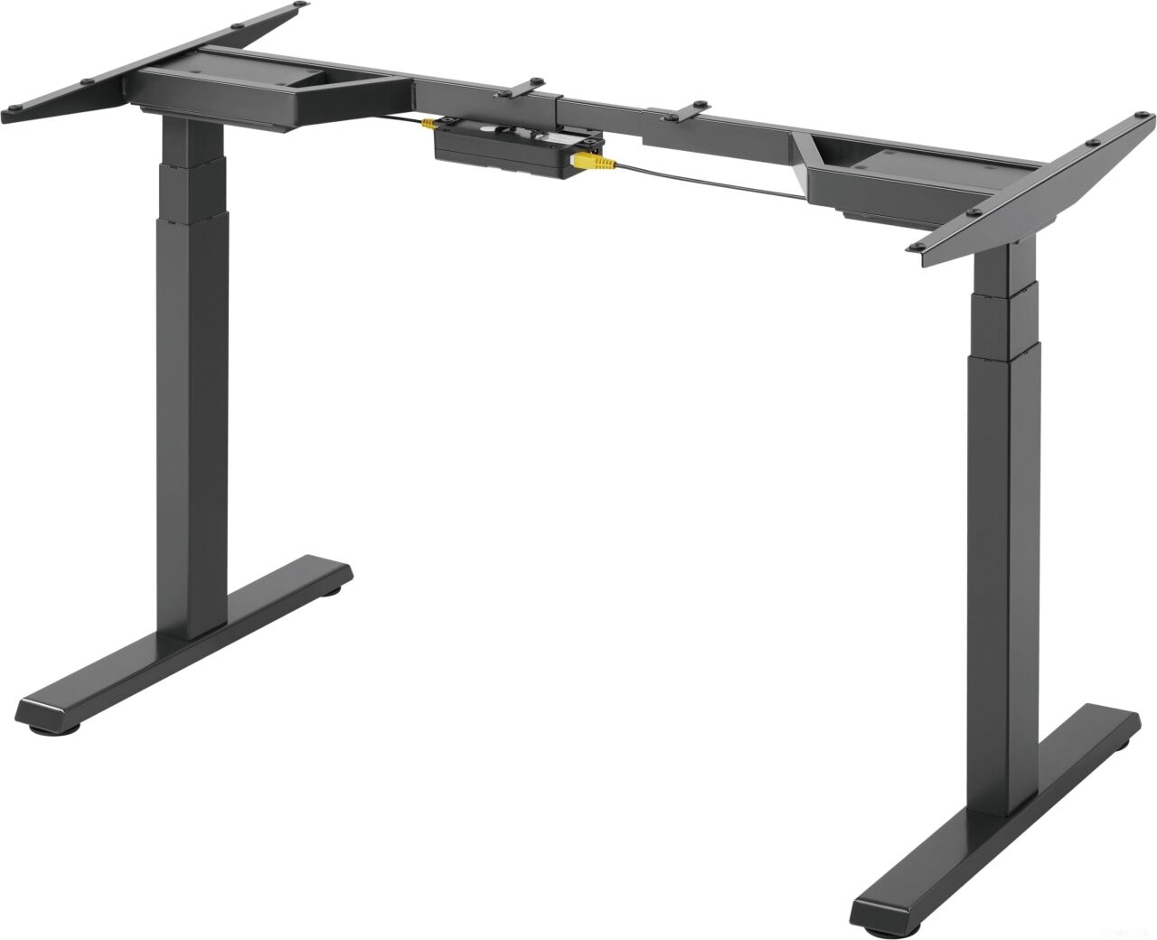 Стол для работы стоя ErgoSmart Ergo Desk Pro 1380x800x18 мм (бетон чикаго светло-серый/черный)