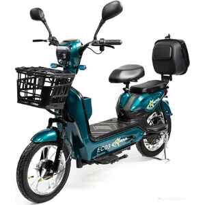 Электроскутер NOVA EC03 (зеленый, без цепи)