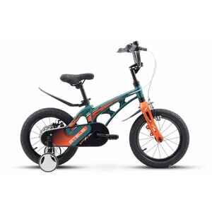 Детский велосипед Stels Galaxy 14 V010 (темный/зеленый, 2024)