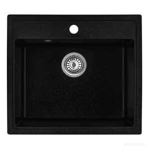 Мойка кухонная ARFEKA Quadro (черный)