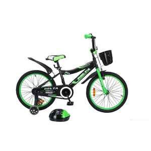Детский велосипед DELTA Sport 18 (черный/зеленый)