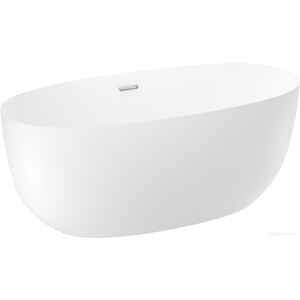 Ванна Wellsee Eclatant 159x74 231301001 (отдельностоящая ванна белый глянец, экран, ножки, сифон-автомат хром)