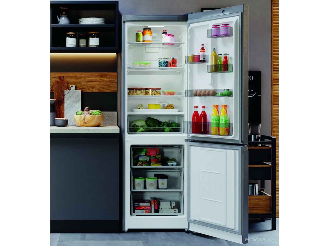 Холодильник с морозильником Hotpoint-Ariston HT 5180 MX Холодильник с морозильником Hotpoint-Ariston HT 5180 MX