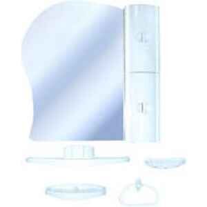 Белпласт Набор мебели для ванной голубой правый [с341-2830]