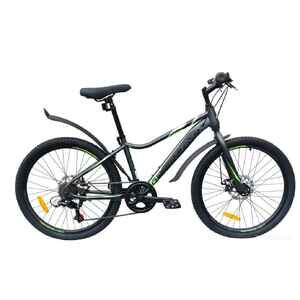 Велосипед GreenLand FORMULA 24 7S (12, черный/зеленый)