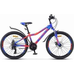 Подростковый горный (MTB) велосипед Stels Navigator 410 MD 24 V010 (синий/красный) Подростковый горный (MTB) велосипед Stels Navigator 410 MD 24 V010 (синий/красный)